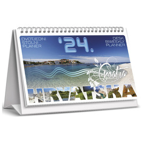 Kalendar stolni planer - dvotjednik "Croatia" 30 listiova