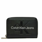 Mali ženski novčanik Calvin Klein Jeans Zip Around Mono K60K612255 Crna