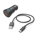 Punjač HAMA AUTO USB-C - 201615 19,5W 1,5m crni