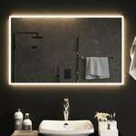 vidaXL LED kupaonsko ogledalo 100 x 60 cm