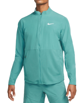Muška sportski pulover Nike Court Advantage Packable Jacket - mineral teal/white