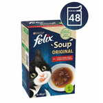 Felix hrana za mačke govedina, piletina, janjetina, 8x (6x48 g)