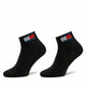 Set od 2 para unisex visokih čarapa Tommy Jeans 701228223 Black