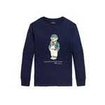 Polo Ralph Lauren Majica mornarsko plava / svijetlosmeđa / zelena / bijela