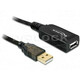 DELOCK USB Produžni kabel Siva 20m 82690