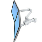 ERGOTRON LX Dual Side-by-Side Arm, stolne ruke za 2 LCD-a. maks. 27", fleksibilan, bijeli