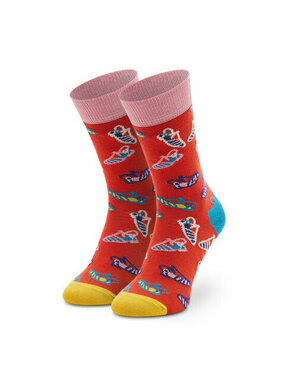 Visoke unisex čarape Happy Socks SAN01-4300 Crvena