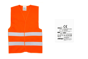 AMiO zaštitni prsluk orange sa certifikatom SV-02AMiO Safety vest orange SV-02 with certificate ZASTPRS-1735