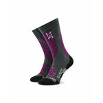 Skijaške čarape UYN S100042 Medium Grey Melange/Purple G944