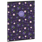 Ars Una: Lovely Bloom Wild Rose Extra kockasta bilježnica A/4