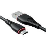 USB na Micro USB kabel Vipfan Anti-Break X01, 3A, 1m (crni)