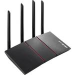Asus RT-AX55 router, Wi-Fi 6 (802.11ax), 1x/4x, 100Mbps/1Gbps/574Mbps, 3G, 4G