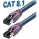 Transmedia Cat8.1 SFTP Kabel 1m, dark blue