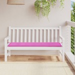 Jastuk za vrtnu klupu ružičasti 150x50x3 cm od tkanine Oxford
