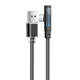 Kabel USB-C na USB-C Mcdodo CA-3423 90 stupnjeva 1,8 m s LED-om (crni)