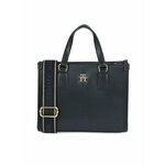 Torbica Tommy Hilfiger Th Monotype Mini Tote AW0AW15977 Space Blue DW6