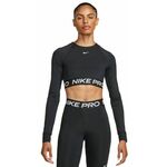 Ženska majica dugih rukava Nike Pro 365 Dri-Fit Cropped Long-Sleeve Top - black/white