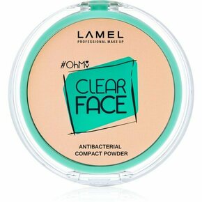 LAMEL OhMy Clear Face kompaktni puder s antibakterijskim sastavom nijansa 402 Vanilla 6 g