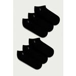 Polo Ralph Lauren - Sokne (6-pack) - crna. Kratke sokne iz kolekcije Polo Ralph Lauren. Model izrađen od glatkog materijala. U setu šest para.
