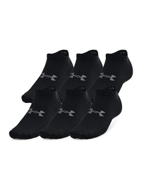 UNDER ARMOUR Sportske čarape svijetlosiva / crna