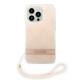 Maskica Guess za Apple Iphone 14 Pro with strap Pink