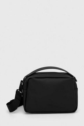 Torbica Rains 14100 Crossbody Bags boja: crna - crna. Srednje veličine torbica iz kolekcije Rains. Model na kopčanje