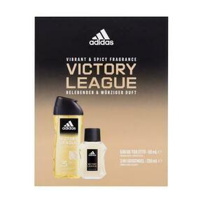 Adidas UEFA Champions League Victory Edition Set toaletna voda 50 ml + gel za tuširanje 250 ml za muškarce POKR