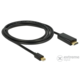 Delock mini Displayport muški / HDMI muški kabel, 2m