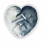 Dječji jastuk Cat Heart – Folkifreckles
