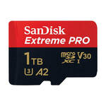Memory card SANDISK EXTREME PRO microSDXC 1TB 200/140 MB/s UHS-I U3 (SDSQXCD-1T00-GN6MA)