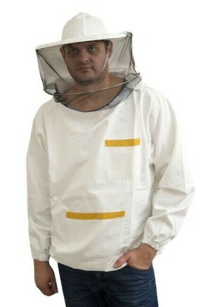 Pčelarska bluza od kepera BIJELA vel. L