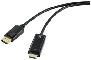 Renkforce DisplayPort / HDMI adapterski kabel DisplayPort utikač