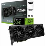 Asus PRIME GeForce RTX 5080 16GB GDDR7 OC Edition, PRIME-RTX5080-O16G, 16GB GDDR7