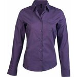 JESSICA > LADIES LONG-SLEEVED SHIRT KA549 - Purple,4XL