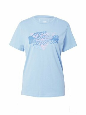 THE NORTH FACE Tehnička sportska majica 'FOUNDATION TRACES ' plava / roza / bijela