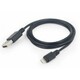 Gembird USB to 8 pin Lightning sync and charging cable, black, 1 m