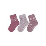 STERNTALER Čarape prljavo roza / pastelno roza / bijela
