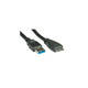 Roline USB3.0 kabel TIP A(M) - Micro B(M), 0.8m, crni 11.02.8873-10