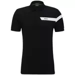Muški teniski polo BOSS x Matteo Berrettini Slim-fit Paule Polo Shirt - black