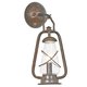 ELSTEAD MINERS-WALL | Miners Elstead zidna svjetiljka 1x E14 IP43 antik brončano, efekt mjehura