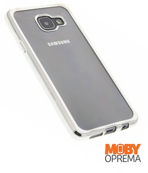Samsung Galaxy A3 2016 srebrna shine maska
