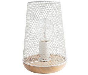 NOVA LUCE 9014065 | Marco-NL Nova Luce stolna svjetiljka 19cm s prekidačem 1x E27 drvo