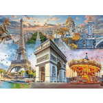 Najvažnije znamenitosti u Parizu, Francuska 2000 komada puzzle - Trefl