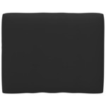 vidaXL Jastuk za sofu od paleta crni 50 x 40 x 12 cm