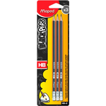 Maped grafitna olovka Black'Peps HB, 3 komada + gumica