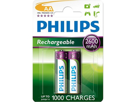 Philips R6B2A260/10 punjive AA 2600 mAh 2 baterije