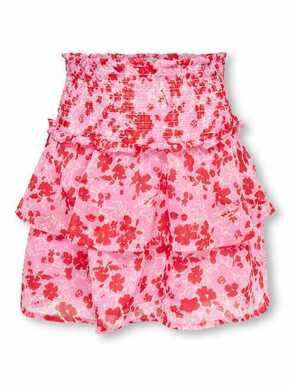 KIDS ONLY Suknja 'ISABELLA' roza / crvena / bijela