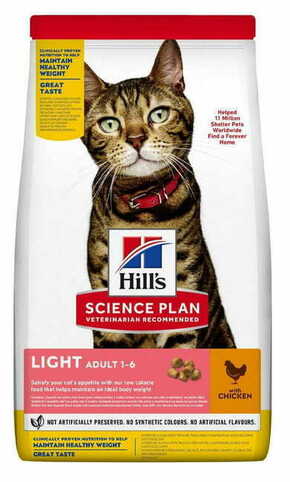Hill's Adult Light suha hrana za mačke