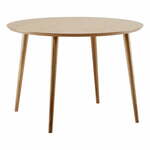Blagovaonski stol u hrastovom dekoru Woodman Cloyd, ø 100 cm
