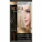 Victoria Beauty Keratin Therapy Color Shampoo platinum blonde, 6 kom 40 ml